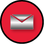 Red circle icon featuring a silver envelope.