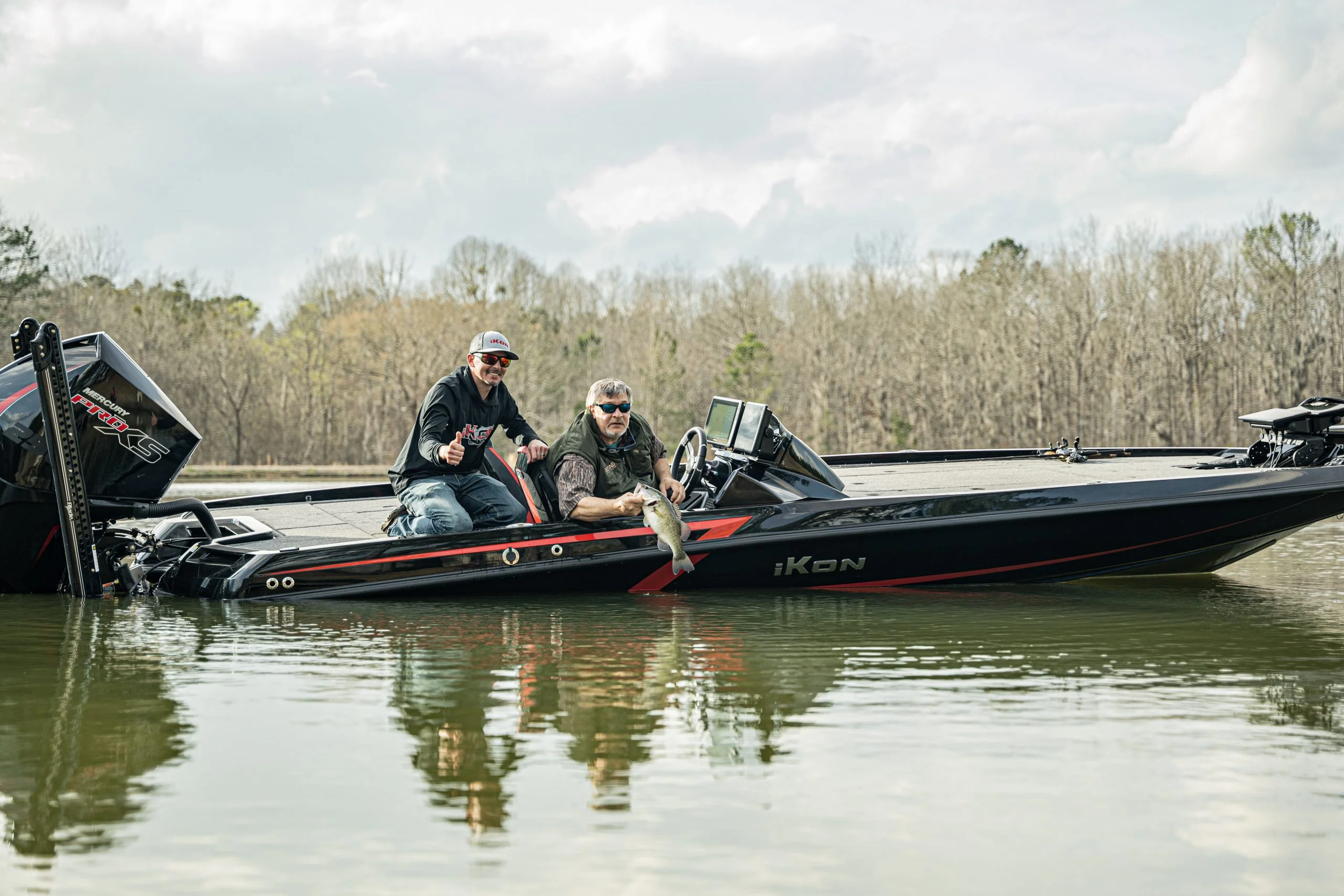 Brent Butler In The LX21 Bass Boat