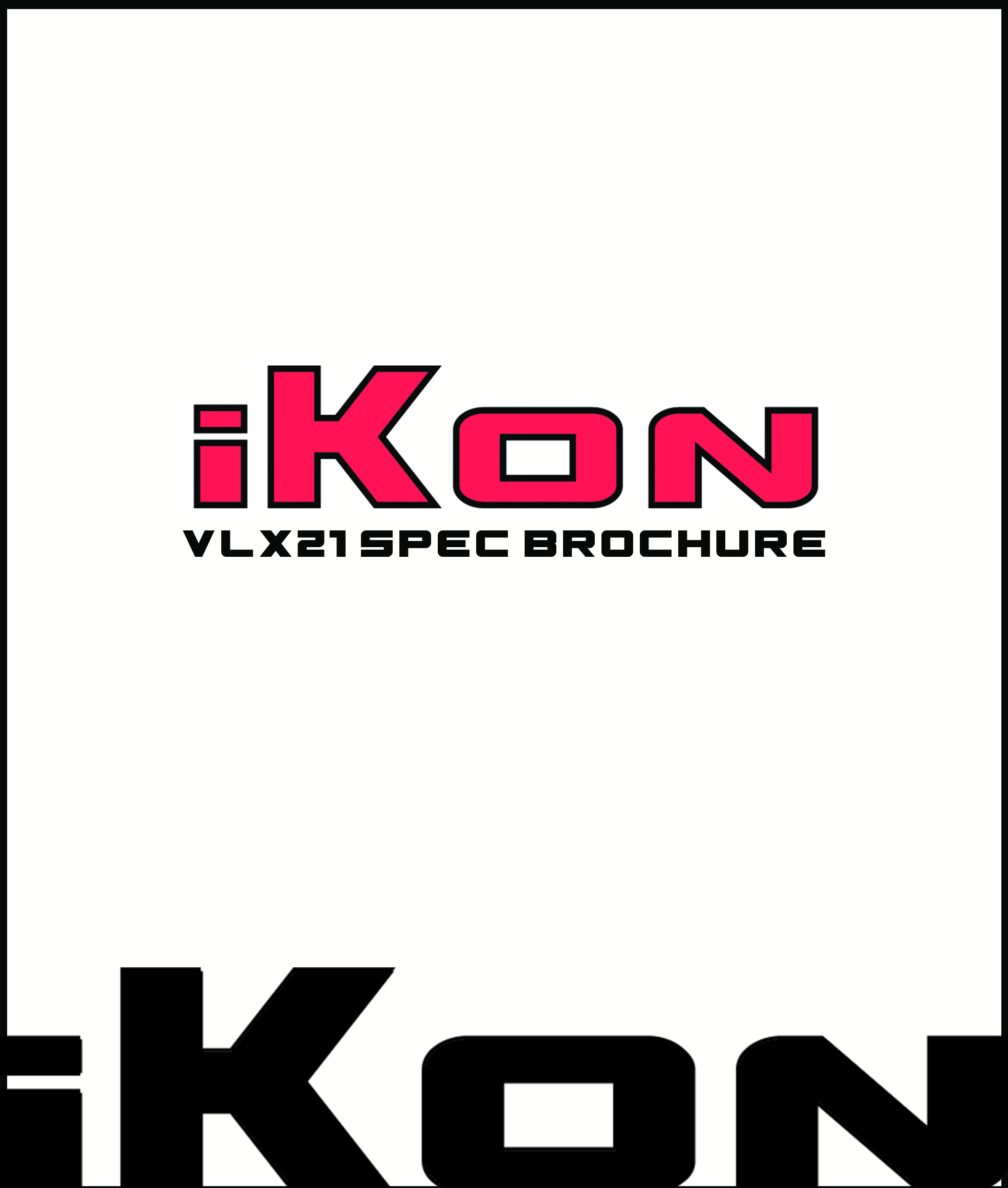iKon VLX21 Spec brochure
